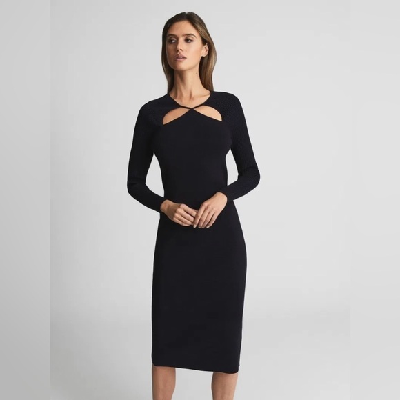 Perry Bodycon‎ Knitted Midi Dress - Picture 1 of 7